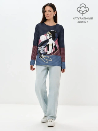 Лонгслив женский. Хлопок / Диана Принс