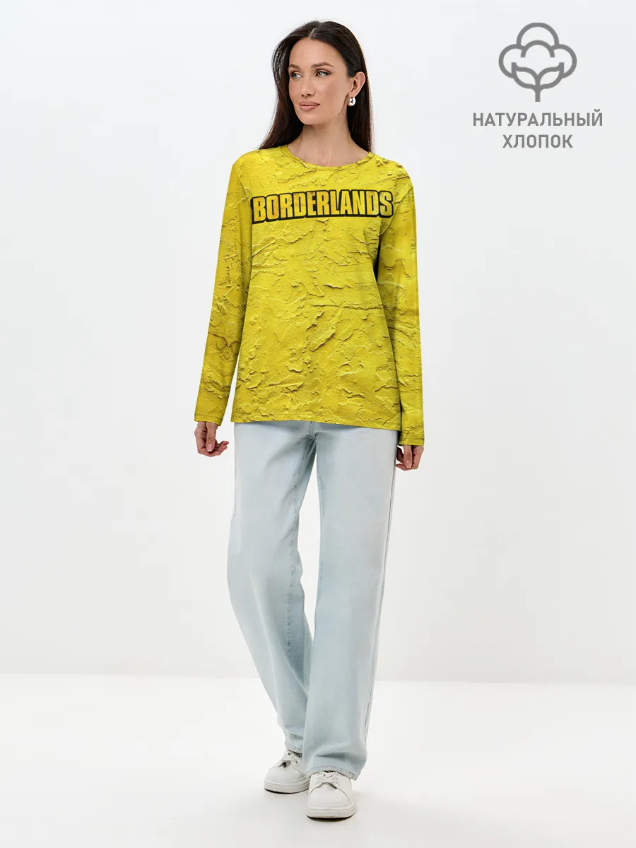 Лонгслив женский. Хлопок / Borderlands