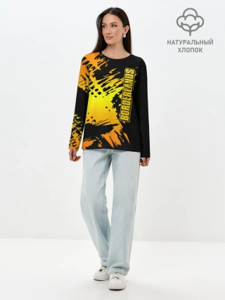Лонгслив женский. Хлопок / Borderlands