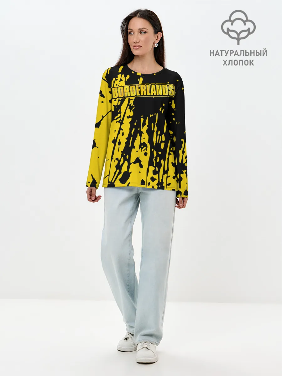 Лонгслив женский. Хлопок / Borderlands