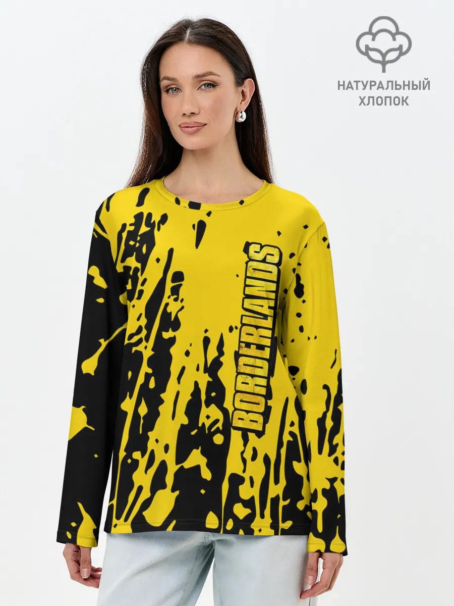 Лонгслив женский. Хлопок / Borderlands