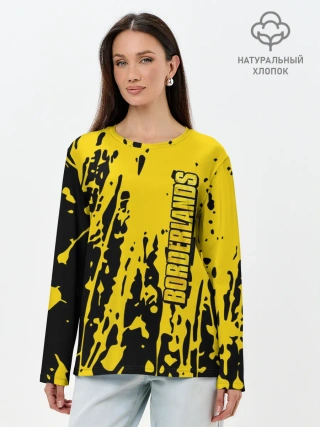 Лонгслив женский. Хлопок / Borderlands