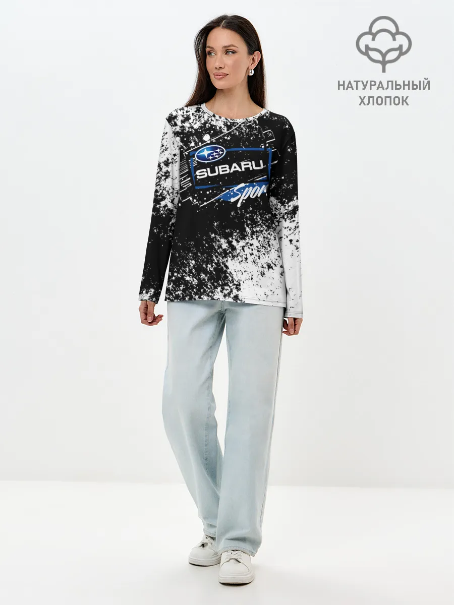 Лонгслив женский. Хлопок / SUBARU SPORT