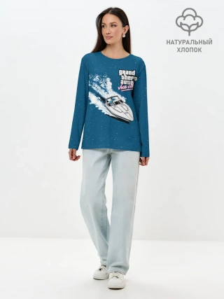 Лонгслив женский. Хлопок / GTA Vice City