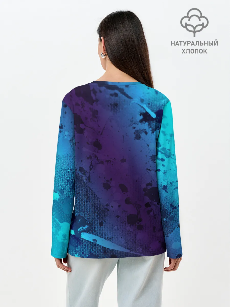 Лонгслив женский. Хлопок / BTS / БТС