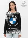 Лонгслив женский. Хлопок / BMW / БМВ