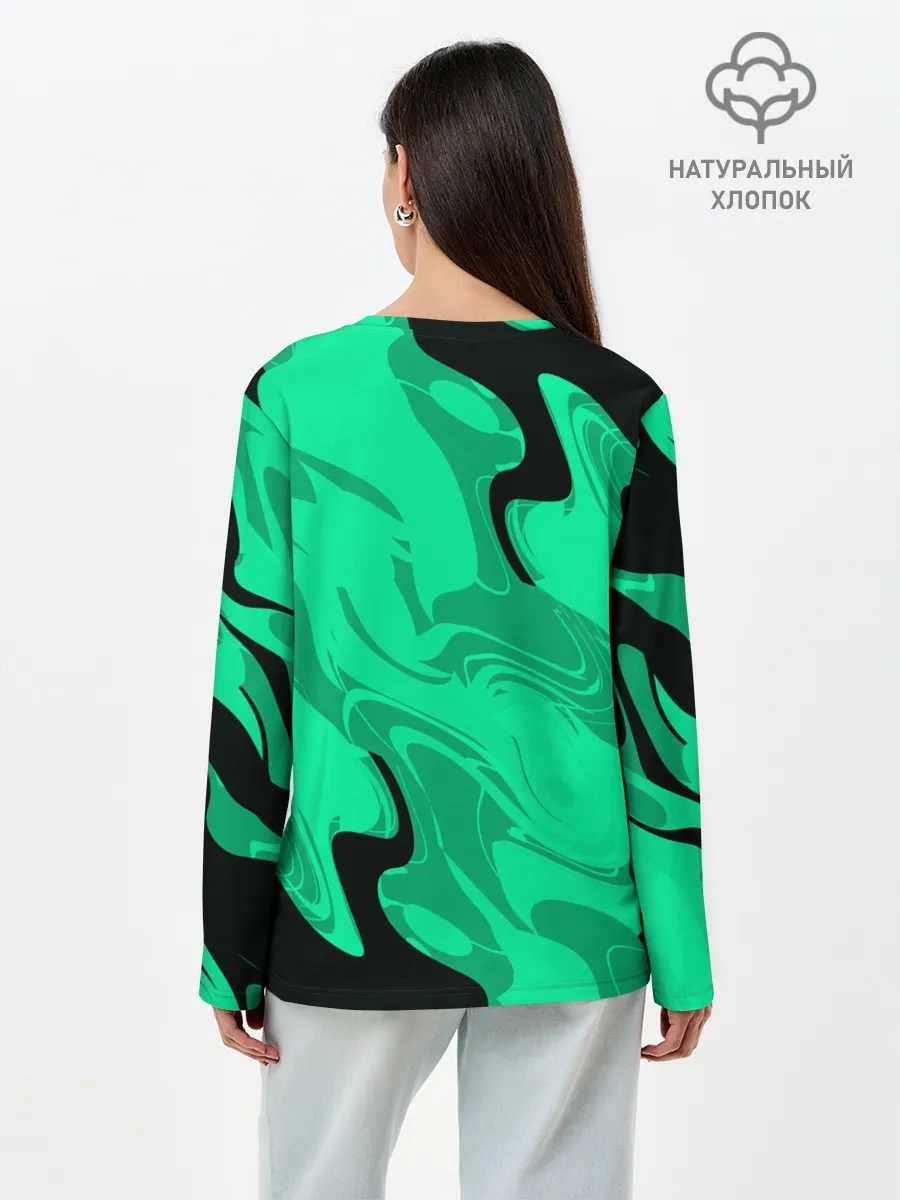 Лонгслив женский. Хлопок / Soccer