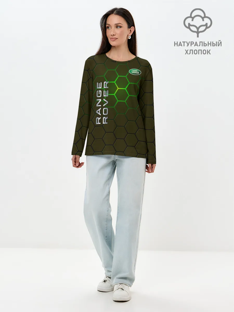 Лонгслив женский. Хлопок / Land Rover