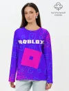 Лонгслив женский. Хлопок / ROBLOX / РОБЛОКС