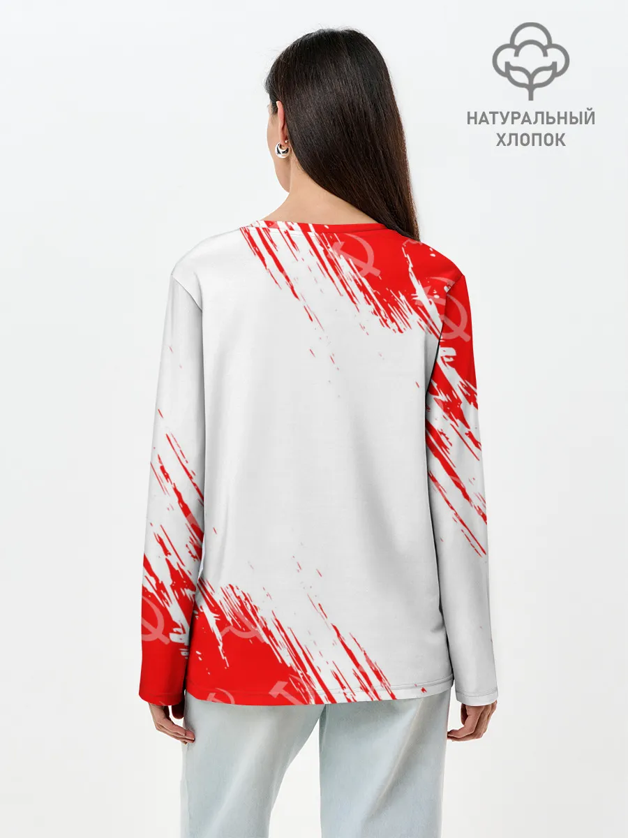 Лонгслив женский. Хлопок / СССР / USSR