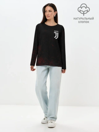 Лонгслив женский. Хлопок / JUVENTUS / ЮВЕНТУС