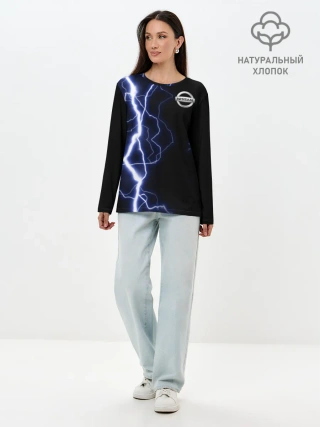 Лонгслив женский. Хлопок / NISSAN