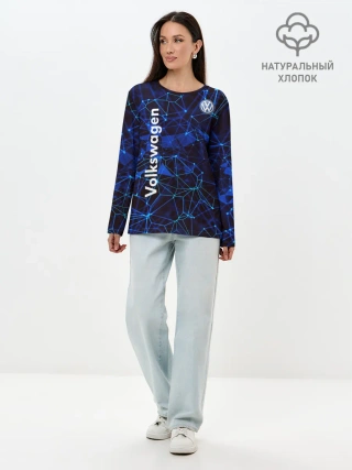 Лонгслив женский. Хлопок / Volkswagen