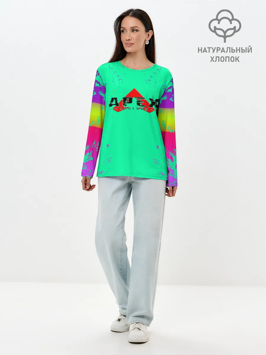 Лонгслив женский. Хлопок / APEX LEGENDS