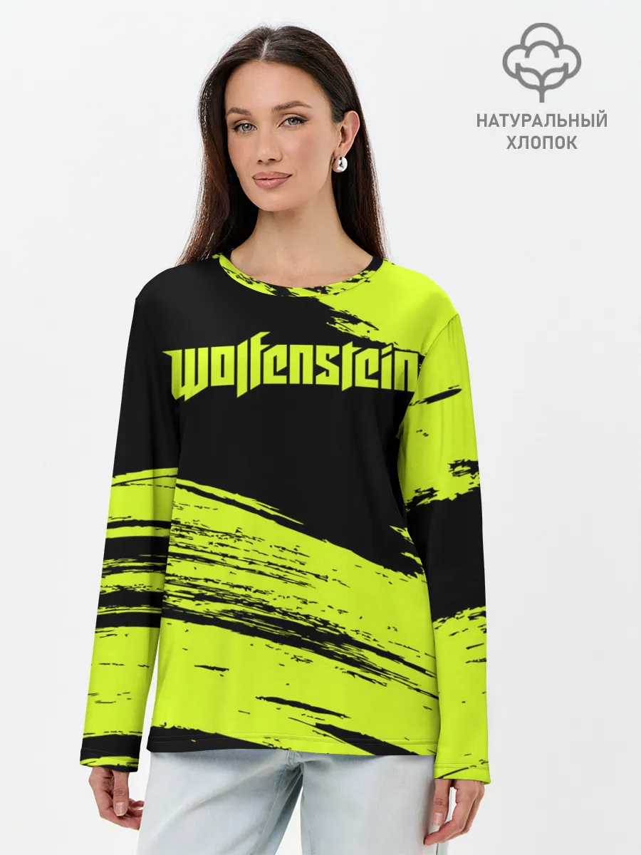 Лонгслив женский. Хлопок / Wolfenstein