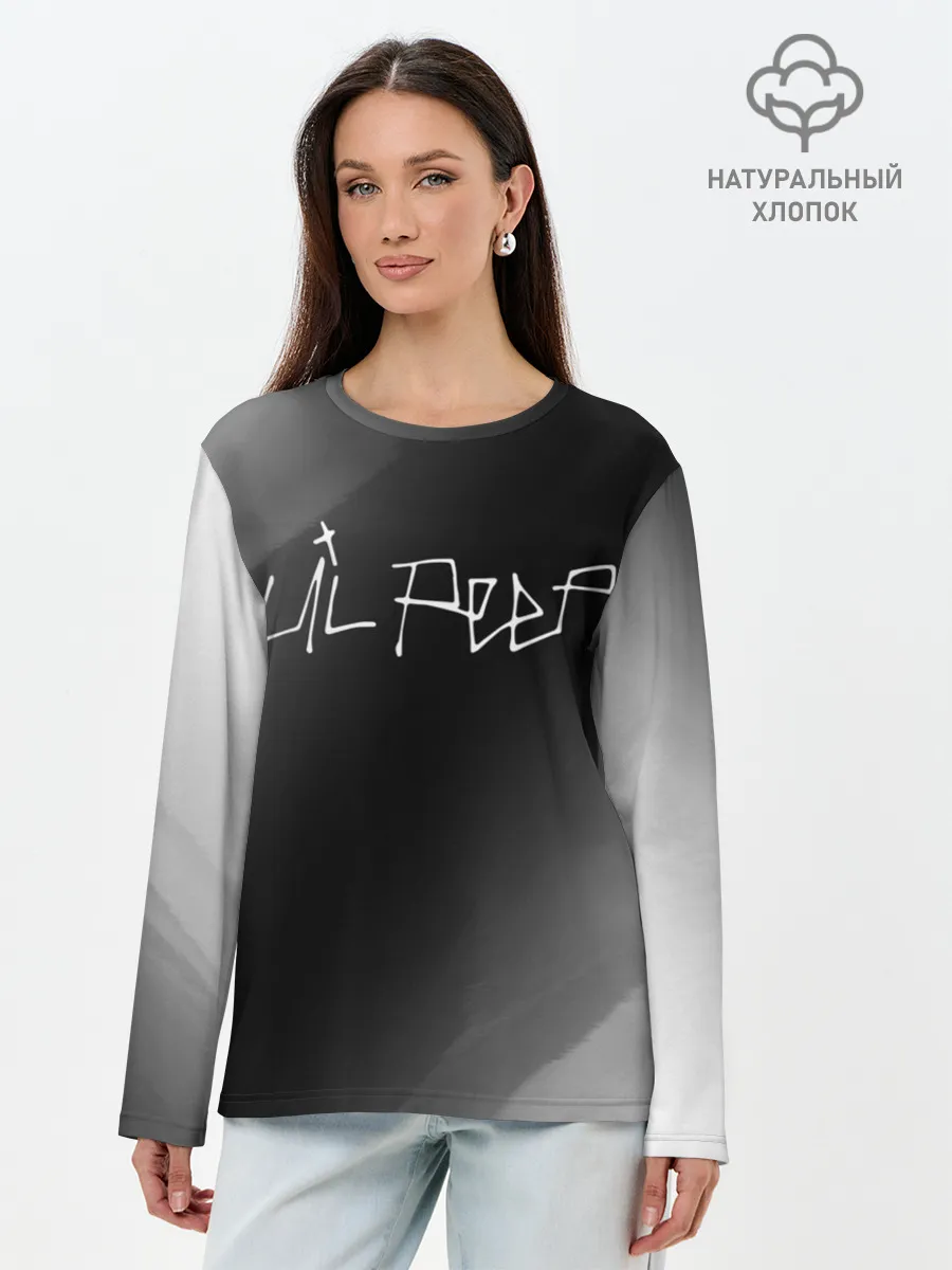 Лонгслив женский. Хлопок / LIL PEEP / ЛИЛ ПИП
