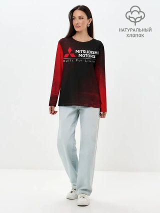 Лонгслив женский. Хлопок / MITSUBISHI / МИТСУБИСИ
