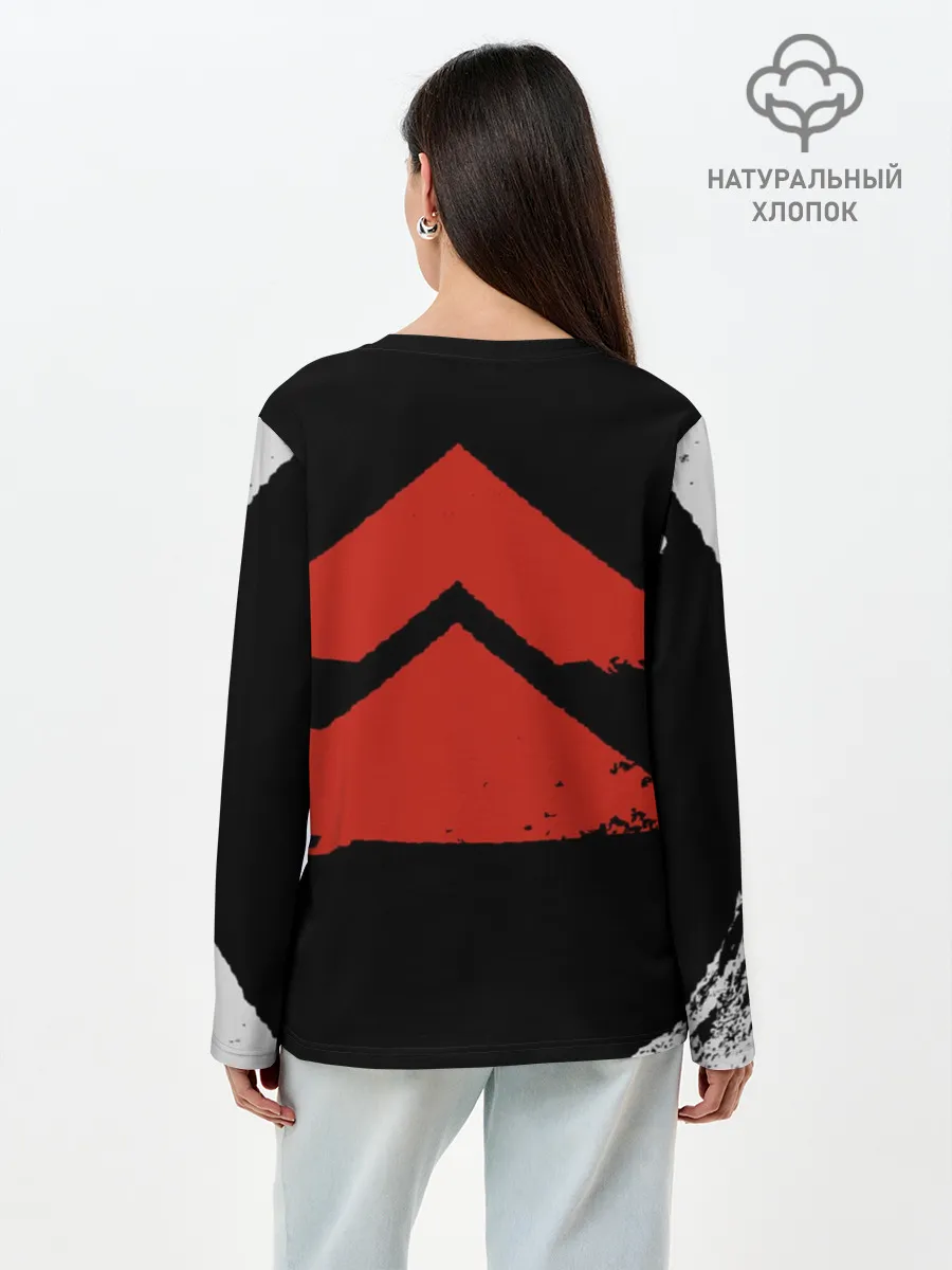 Лонгслив женский. Хлопок / Ghost of Tsushima