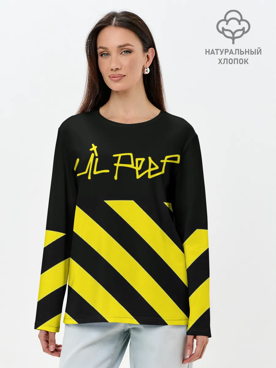 Лонгслив женский. Хлопок / Lil Peep