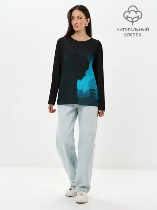 Лонгслив женский. Хлопок / Horizon Zero Dawn