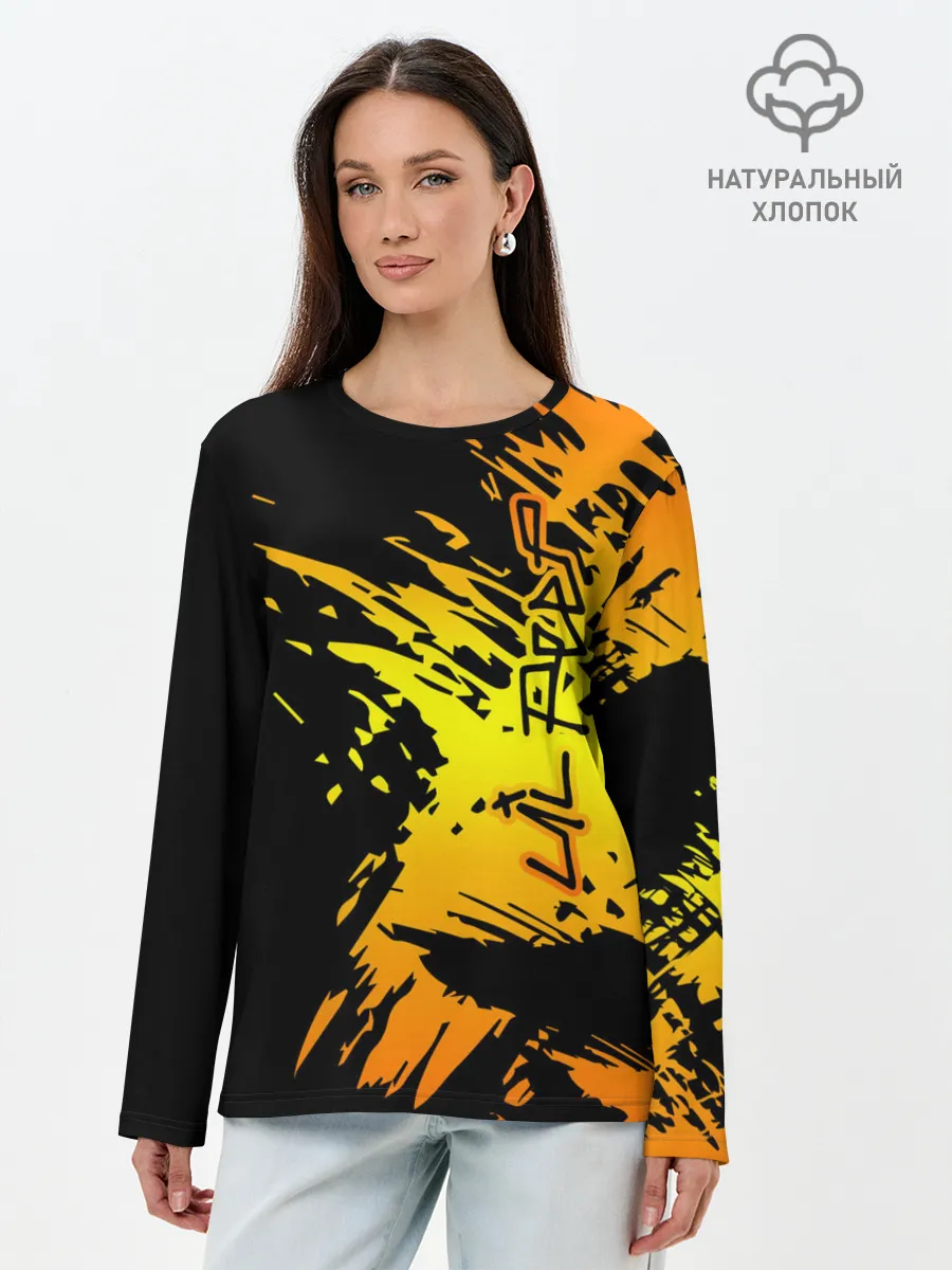 Лонгслив женский. Хлопок / Lil Peep