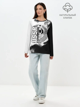 Лонгслив женский. Хлопок / СССР