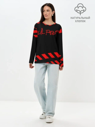 Лонгслив женский. Хлопок / Lil Peep