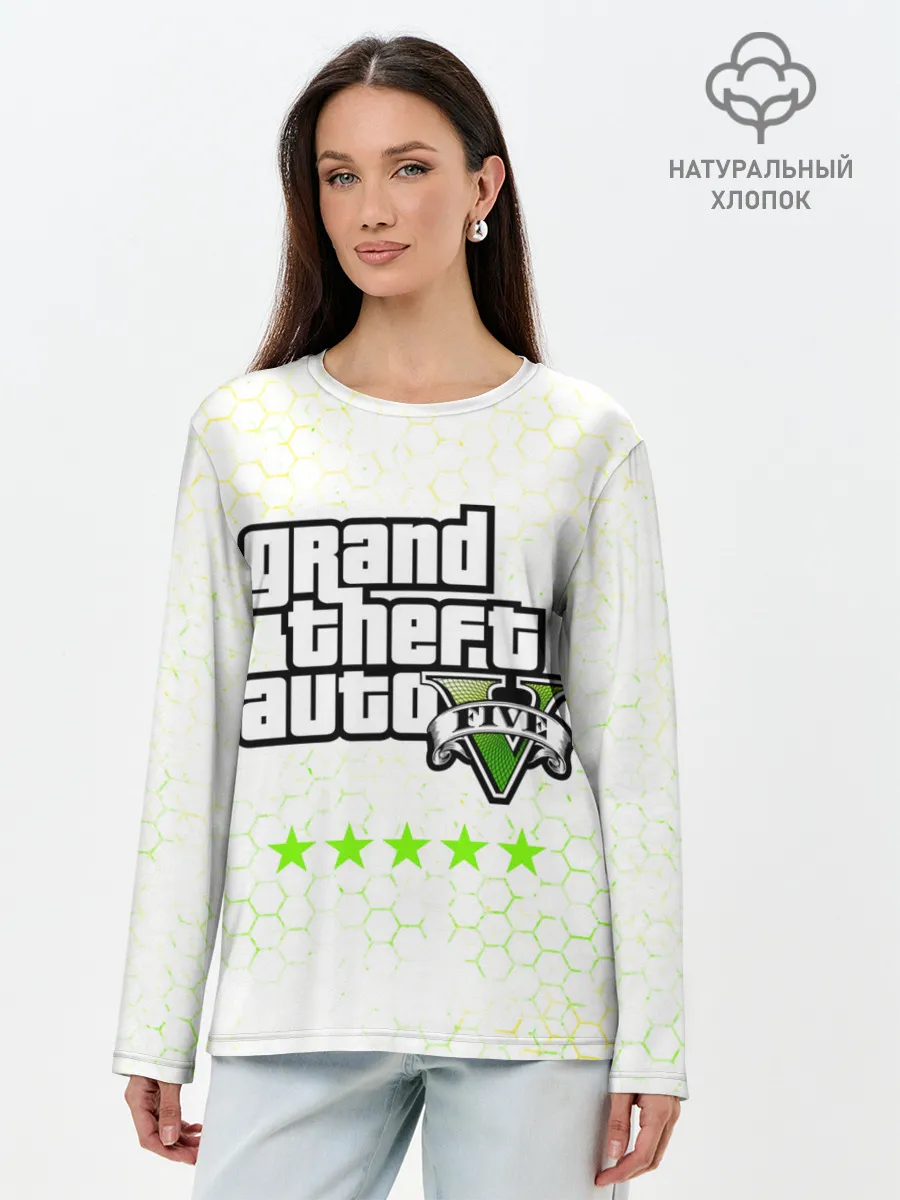 Лонгслив женский. Хлопок / GTA 5 / ГТА 5