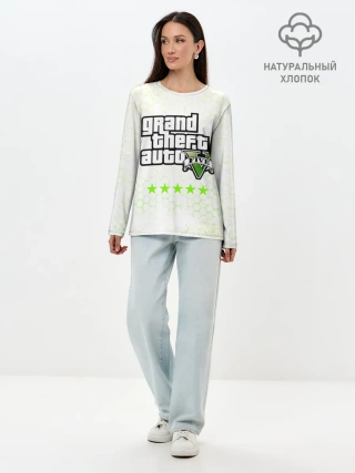 Лонгслив женский. Хлопок / GTA 5 / ГТА 5