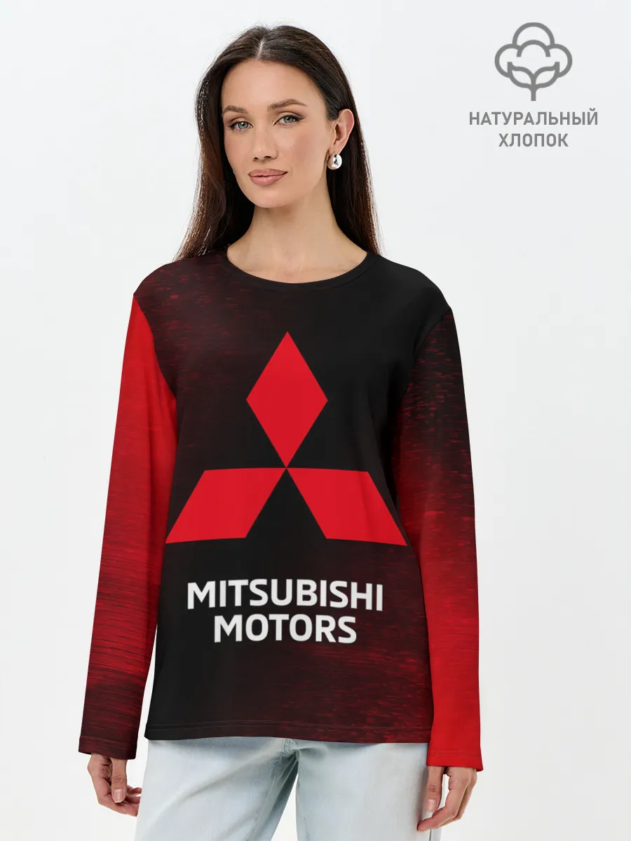 Лонгслив женский. Хлопок / MITSUBISHI / МИТСУБИСИ