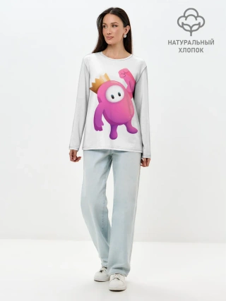 Лонгслив женский. Хлопок / Fall Guys