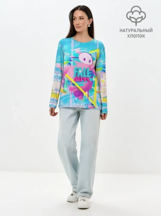 Лонгслив женский. Хлопок / Fall Guys