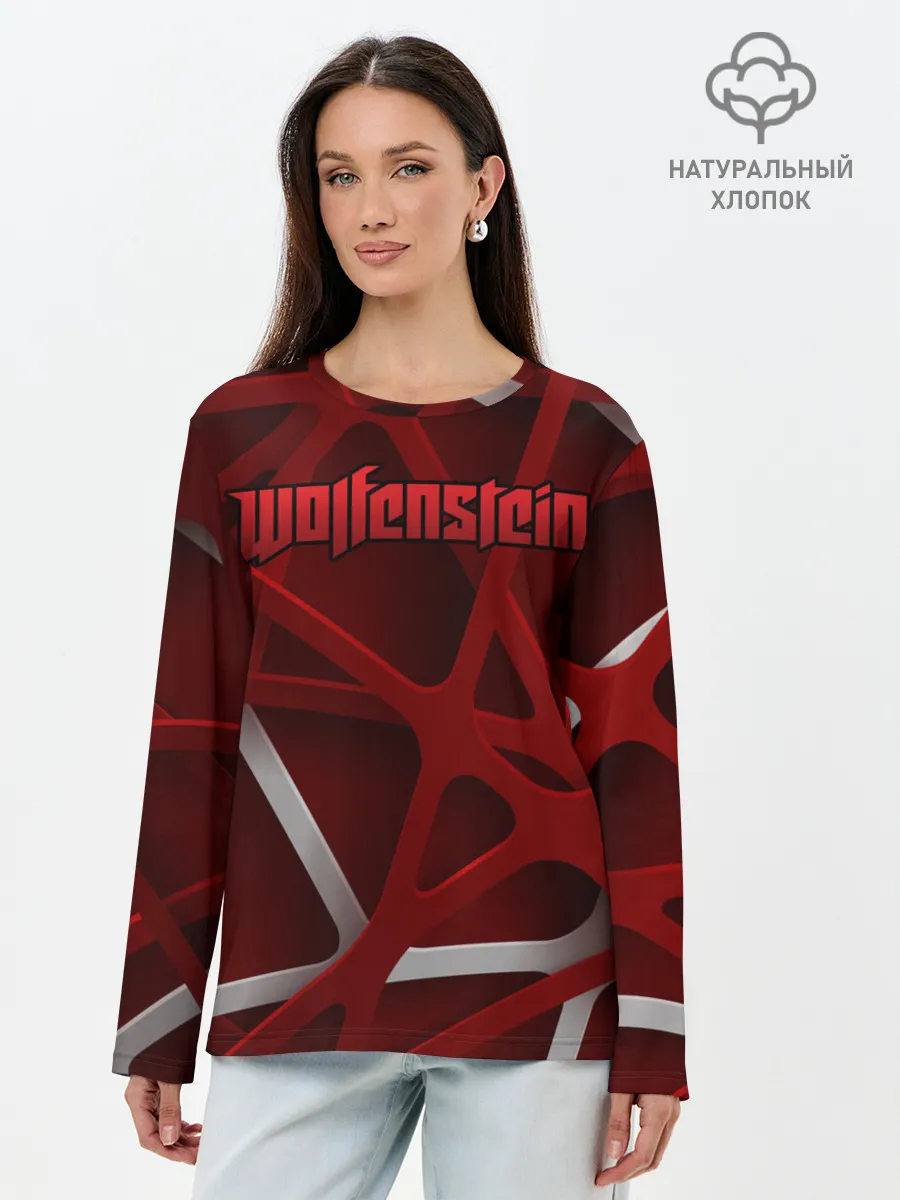 Лонгслив женский. Хлопок / Wolfenstein