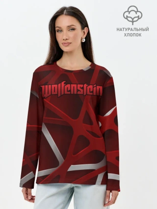 Лонгслив женский. Хлопок / Wolfenstein