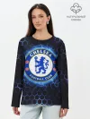 Лонгслив женский. Хлопок / Челси