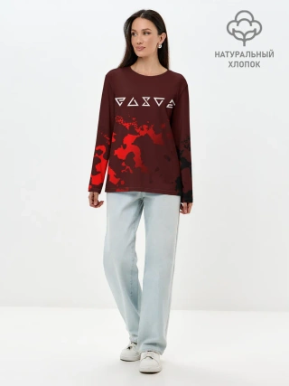 Лонгслив женский. Хлопок / THE WITCHER / ВЕДЬМАК