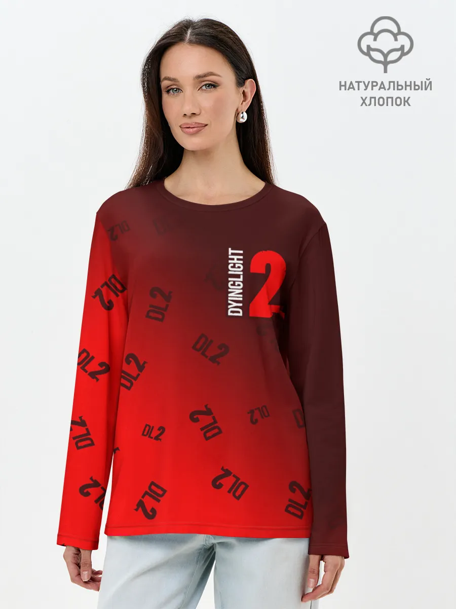 Лонгслив женский. Хлопок / DYING LIGHT 2 / ДАИНГ ЛАЙТ