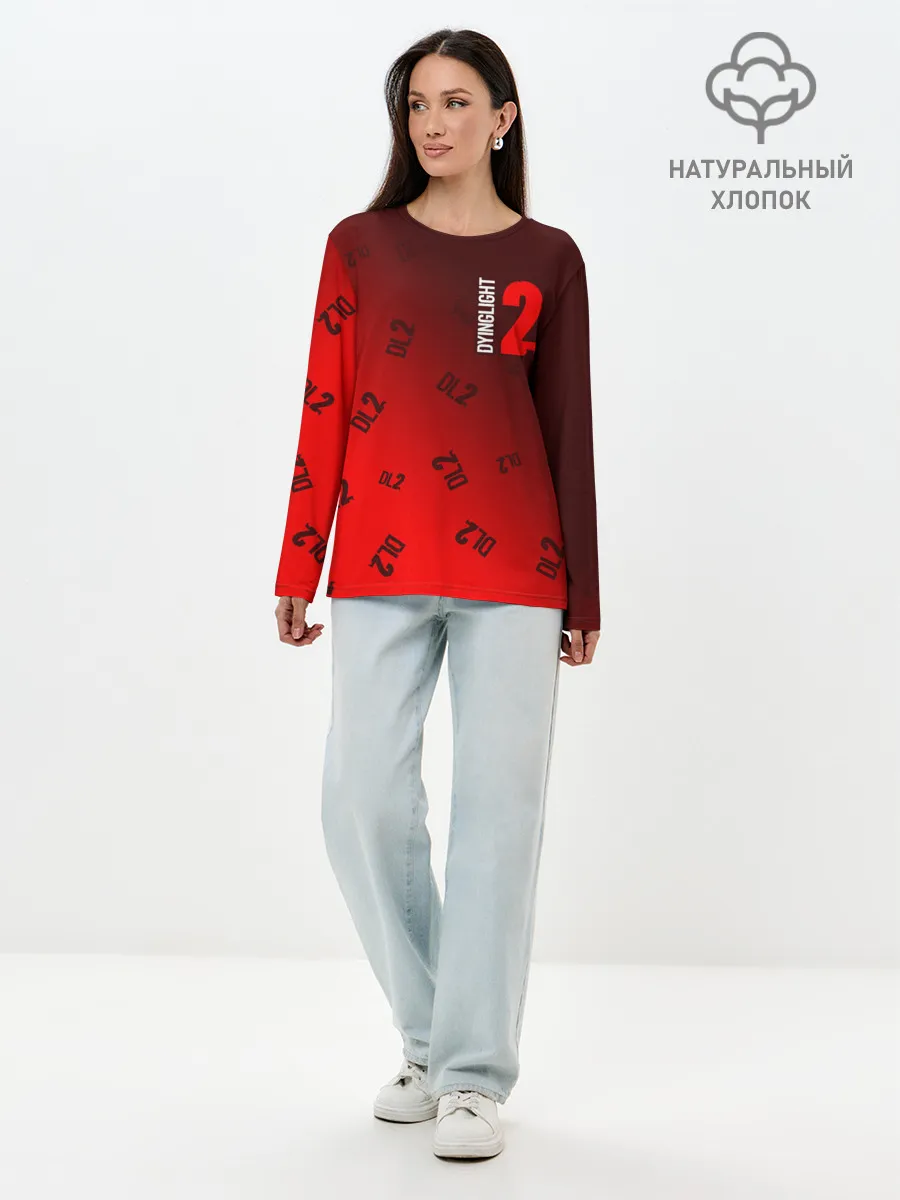 Лонгслив женский. Хлопок / DYING LIGHT 2 / ДАИНГ ЛАЙТ