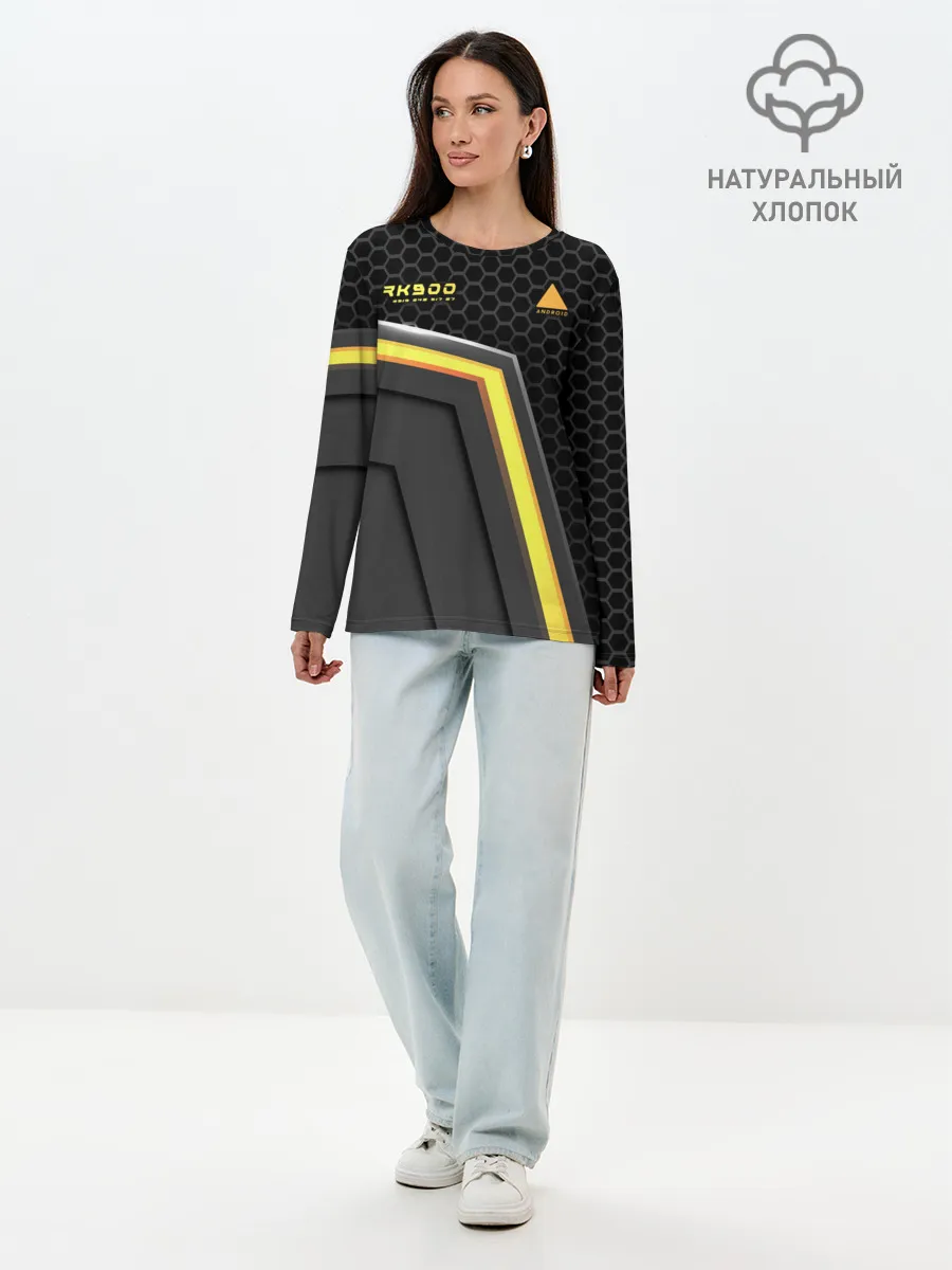Лонгслив женский. Хлопок / Android RK900