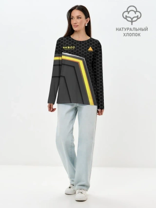 Лонгслив женский. Хлопок / Android RK900