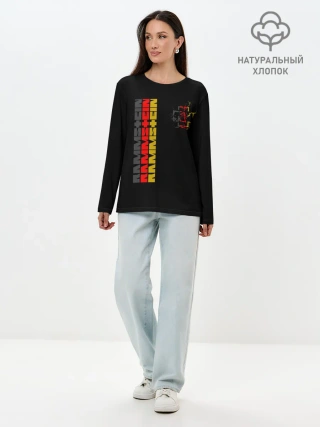 Лонгслив женский. Хлопок / RAMMSTEIN