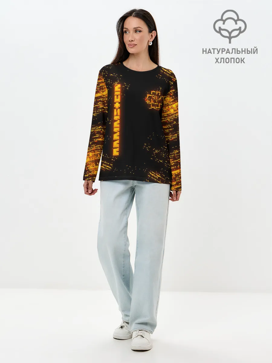 Лонгслив женский. Хлопок / RAMMSTEIN