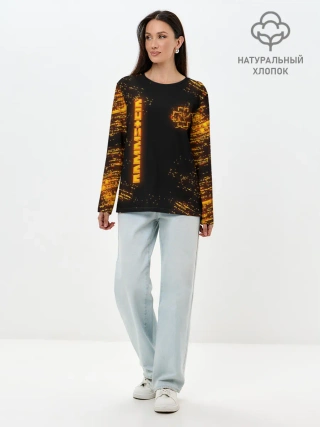 Лонгслив женский. Хлопок / RAMMSTEIN