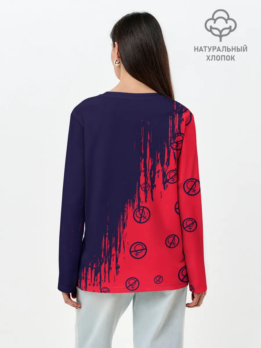 Лонгслив женский. Хлопок / БЕЗ БАБ