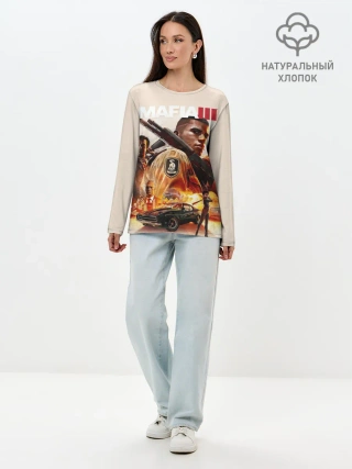 Лонгслив женский. Хлопок / Mafia 3