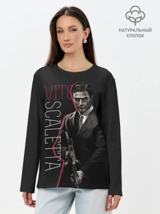 Лонгслив женский. Хлопок / Vito
