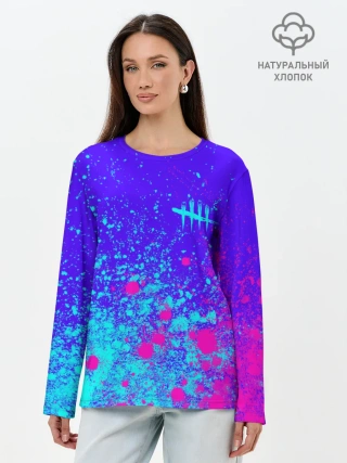 Лонгслив женский. Хлопок / DEAD BY DAYLIGHT