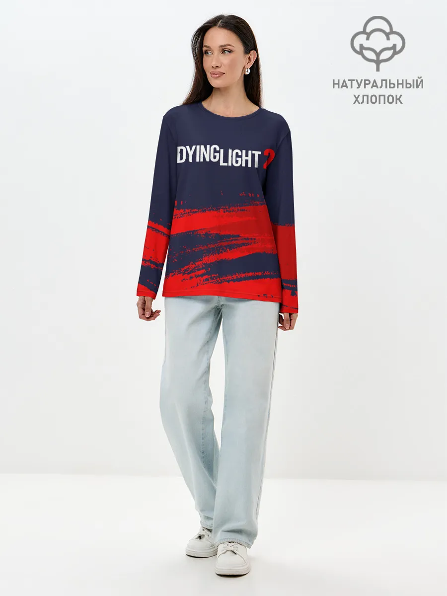 Лонгслив женский. Хлопок / DYING LIGHT 2 / ДАИНГ ЛАЙТ