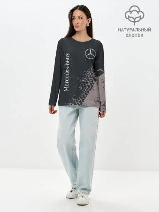 Лонгслив женский. Хлопок / MERCEDES / МЕРСЕДЕС