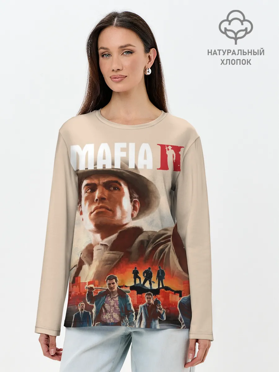 Лонгслив женский. Хлопок / Mafia II